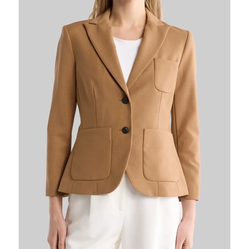 Rag & Bone Nancy Wool Blend Blazer Camel Size 0